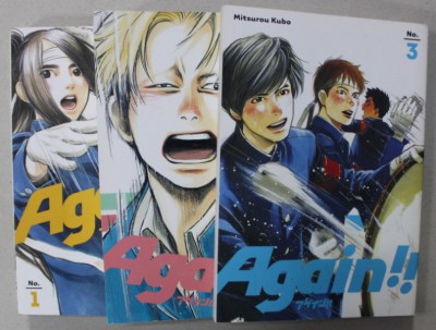 AGAIN !! by MITSUROU KUBO , VOLUMELE I - III , 2012 , BENZI DESENATE * foto