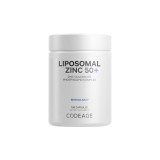 Codeage Liposomal Zinc 50+, Zinc Lipozomal 50+ Complex De Fosfolipide, 100 Cps