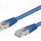 Cablu patch cord, Cat 5e, lungime 5m, SF/UTP, Goobay - 68057