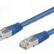 Cablu patch cord, Cat 5e, lungime 2m, SF/UTP, Goobay - 68055