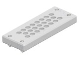 Garnitură TE Connectivity gri deschis cu 23 orificii IP65