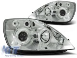 Kit de faruri tuning cu ochi de &icirc;nger halogeni potrivit pentru Ford FIESTA MK6 05.2002-08.2005, stanga si dreapta Performance AutoTuning