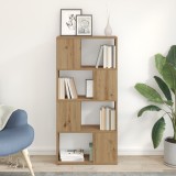 VidaXL Suport TV Stejar artizanal Lemn prelucrat 60 cm x 24 cm x 124 cm