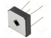 Punte redresoare monofazată Urmax 400V 25A 350A THT DC COMPONENTS