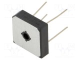 Punte redresoare monofazată Urmax 400V 25A 350A THT DC COMPONENTS