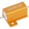 Rezistor bobinat 47&Omega; 25W &plusmn;1% 50ppm/&deg;C cu radiator pentru lipit