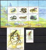 UZBEKISTAN 1999, Fauna, Reptile, serie neuzata, MNH
