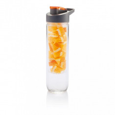 Sticla apa cu infuzor pentru fructe 800 ml - Orange foto