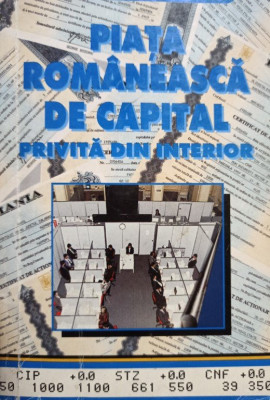 Simona Fatu - Piata romaneasca de capital privita din interior (semnata) (1998) foto
