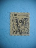 HOPCT TIMBRE MNH 1260 TEOLOG THOMAS MUNTZER -1 VAL-1989-GERMANIA DDR/RDG, Nestampilat