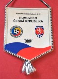 Fanion meci amical fotbal ROMANIA (U21) - REPUBLICA CEHIA (U21) (Ploiesti 29.02.2012)