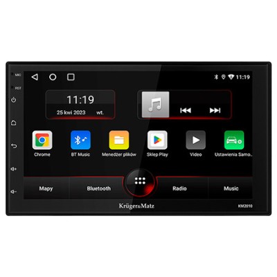 RADIO PLAYER 2 DIN CARPLAY/ANDROID AUTO KRUGER&amp;amp;MATZ foto