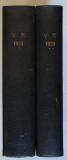 VIATA ROMANEASCA , REVISTA LITERARA SI STIINTIFICA , VOLUMELE I - II , ANUL XX , NUMERELE I - XII , 1928