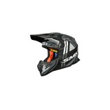 Casca enduro SMK ALLTERRA X-Sprint, marimea XS, alb-gri-negru,
