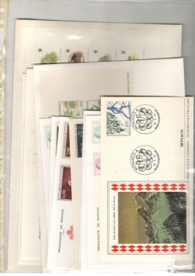 Monaco.1991/97 Lot 110 buc. FDC-uri foto