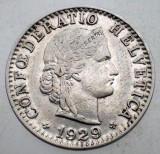 1.374 ELVETIA 20 RAPPEN 1929 B