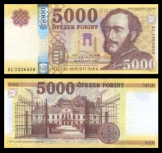 UNGARIA █ bancnota █ 2000 Forint █ 2023 █ P-205d █ UNC █ necirculata