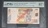 SPECIMEN 5000 Francs Congo