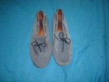 MOCASINI BLEU MARIMEA 43-44 DE PIELE INTOARSA ORIGINALI