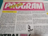 PROGRAM FOTBAL FEBRUARIE 1984 *27