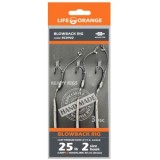 Rig Crap Blowback 08 Orange Series 9 No.8, 15lb, 3buc/pac
