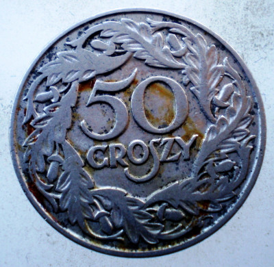 7.967 POLONIA 50 GROSZY 1923 foto