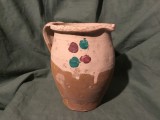 Arta si Traditie - Veche cana / carafa realizata in sudul romaniei in a doua jumatate a sec XX !