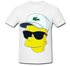 Tricou &amp;quot; Simpsons Lacoste &amp;quot; foto