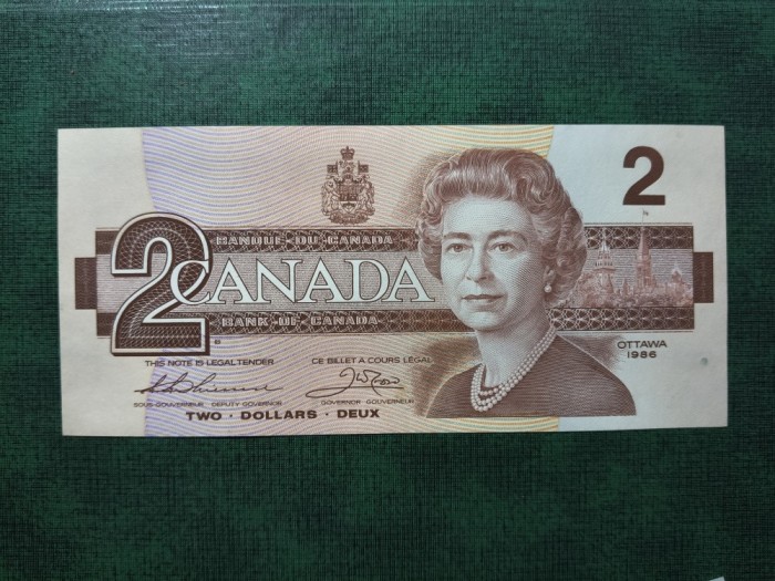 CANADA 2 DOLARI 1986 AUNC