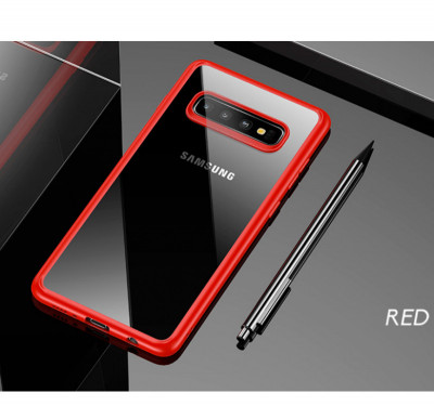 Husa Telefon USAMS, Samsung Galaxy S10, Mant Series, Red foto