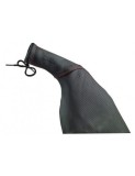 Manson maneta frana de mana auto din piele universal, neagra cu cusatura rosie