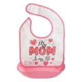 Bib cu Colector de Alimente Roz &ndash; Design Personalizat pentru Infanți, CMCLASS