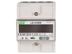 Contor digital LCD pe șină DIN, 5A