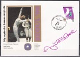 Germania 1988 - Jocurile Olimpice - Seul - Scrimă, Floretă - Anja Fichtel, FDC cu Semnatură