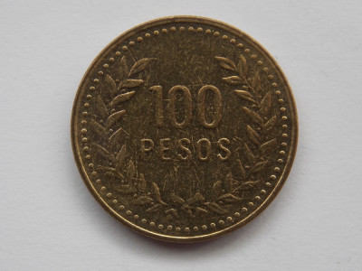 100 PESOS 1993 COLUMBIA foto