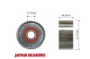 Rola curea transmisie Mazda 3, 5, 6, Cx-7 2.0d, 2.2d 02.2006-09.2014, NTY RNK-MZ-012
