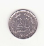 Argentina 20 centavos 1960 - KM# 55, Sch&ouml;n# 55, CJ# 263-267., America Centrala si de Sud