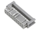 Conector IDC mufă mamă 20 PIN 1,27mm 2,5A pentru cablu-bandă