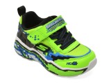 Cumpara ieftin Pantofi sport SKECHERS verzi, MEGA SCENE, din material textil