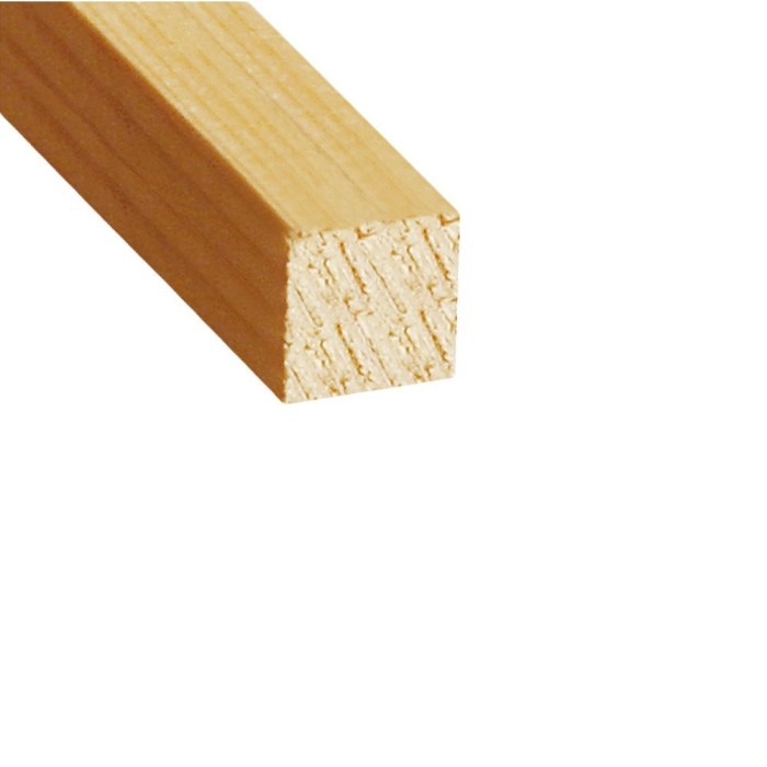 Rigla rindeluita, lemn pin, 2400 x 44 x 44 mm