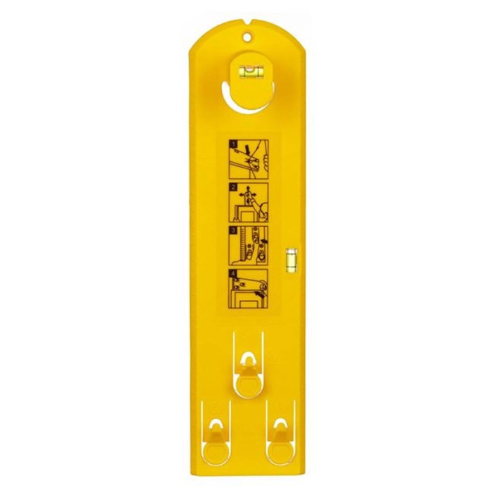 Accesoriu pentru aliniat tablouri si fotografii, Galben, ATU-086801