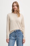 Joop! pulover din amestec de l&acirc;nă culoarea bej, light, 30047489