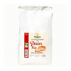 Amestec Organic cu 5 Cereale pentru Paine Bio Primeal 1kg