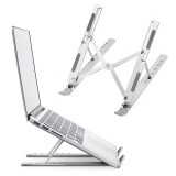 Suport Laptop, Tableta, telefon si carti din Aluminiu, Stand pliabil, Reglabil pe 6 Nivele, Design Premium si Husa CADOU