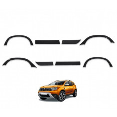 Kit protectii usi laterale aripi fata spate si bari dedicate Dacia Duster 2 2018-2023