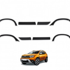 Kit protectii usi laterale aripi fata spate si bari dedicate Dacia Duster 2 2018-2023