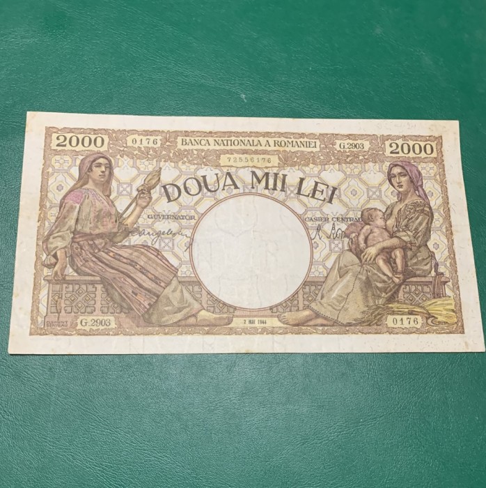 Bancnota 2000 lei 2 mai 1944