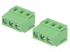 Conector dublu GAINTA DXMG-3WAY pentru carcase șină DIN, 2 buc.