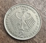 C50 - Moneda foarte veche - Germania - 2 marci - 1976 litera F