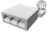 Soclu cablu-placă Mini Universal 4,14mm 600V, TE Connectivity